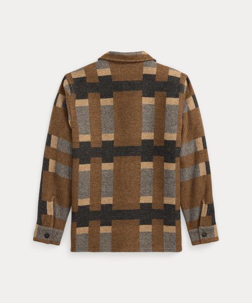 ウールブレンド ジャカード シャツ ジャケット（その他アウター）｜RRL