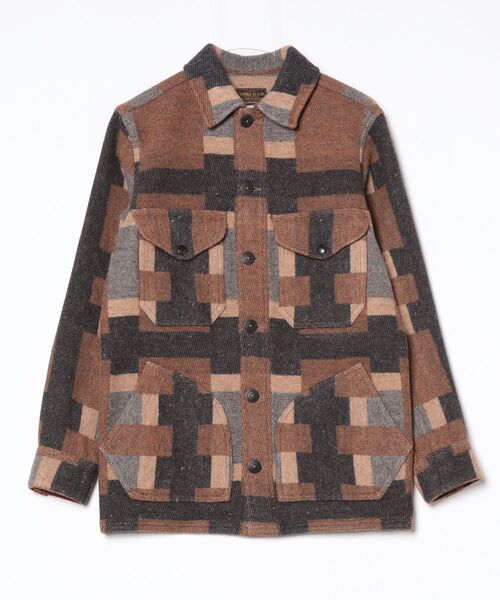 ウールブレンド ジャカード シャツ ジャケット（その他アウター）｜RRL