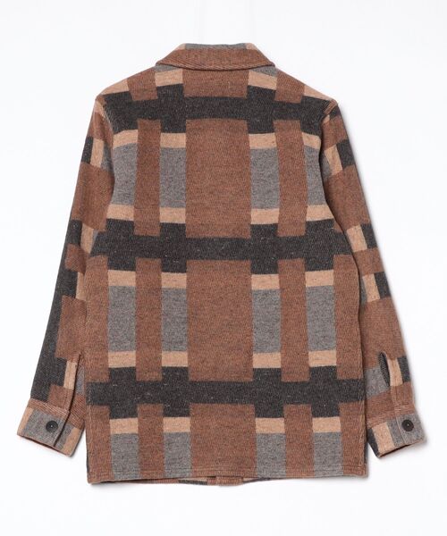 ウールブレンド ジャカード シャツ ジャケット（その他アウター）｜RRL