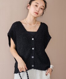 ネップヤーン2WAYニットベスト