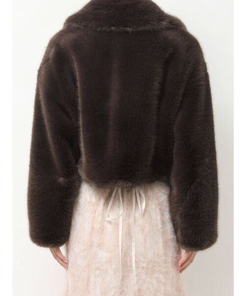 未使用✨24AW MERCURYDUO テーラードカラーファーコート　ジャケット MERCURYDUO（マーキュリーデュオ） コート アウター テーラードカラー