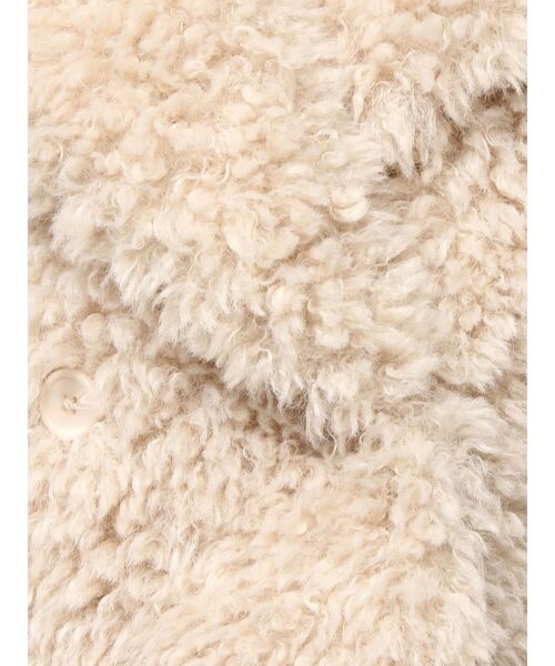 MERCURYDUO（マーキュリーデュオ）の「テーラードカラーフェイクファーショートコート（その他アウター・レディース・ブラウン/ベージュ/アイボリー・SMALL/MEDIUM）」の5枚目の写真