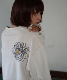 ATELANE / スウェードポンチ/アソート/刺繍デザイン/ロンTEE