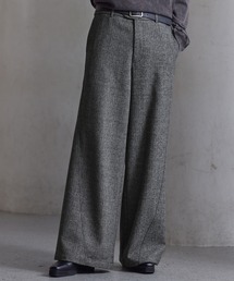 CLEL(NC)́yCLELzWool Blend Herringbone Tweed 3D Pants / E[uh w{[cC[h3DpcyZbgAbvΉz(XbNX)