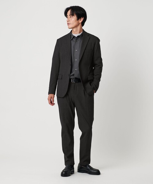 BEAUTY&YOUTH UNITED ARROWS（ビューティーアンドユースユナイテッドアローズ）の「リサイクル ポリエステル 2B ジャケット セットアップ対応 ウォッシャブル（テーラードジャケット・メンズ・ダークブラウン/ネイビー/その他1/ダークグレー・S/XL/L/M）」の5枚目の写真