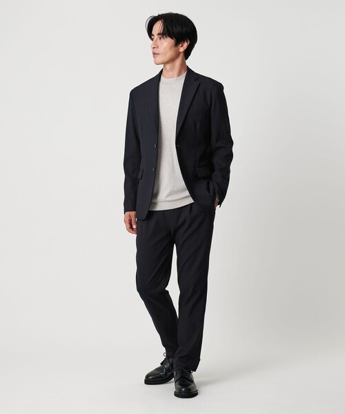 BEAUTY&YOUTH UNITED ARROWS（ビューティーアンドユースユナイテッドアローズ）の「リサイクル ポリエステル 2B ジャケット セットアップ対応 ウォッシャブル（テーラードジャケット・メンズ・ダークブラウン/ネイビー/その他1/ダークグレー・S/XL/L/M）」の11枚目の写真