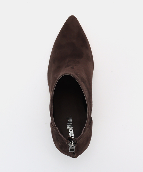 Mollini（モリーニ）の「【Mollini/モリーニ】suede booties (7.5cm)（ブーツ・レディース・ブラウン・37/36/39/38）」の3枚目の写真