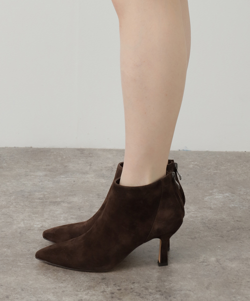 Mollini（モリーニ）の「【Mollini/モリーニ】suede booties (7.5cm)（ブーツ・レディース・ブラウン・37/36/39/38）」の7枚目の写真