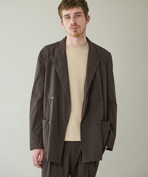 ◆美品◆mando マンド Bshop別注 ダブルジャケット mando | 〈別注〉ナイロン ダブルジャケット MEN（テーラード