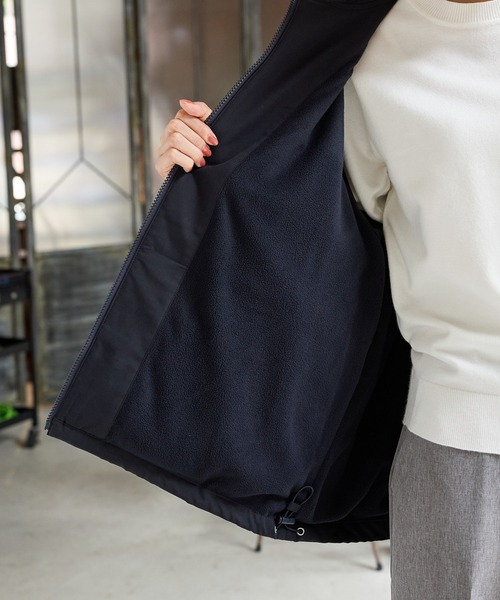 非フッ素撥水加工】裏フリースフードブルゾン（ブルゾン）｜Honeys