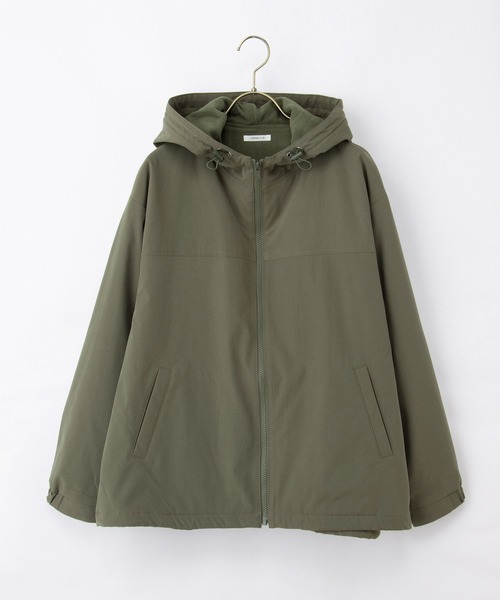 Honeys(ハニーズ)の「【非フッ素撥水加工】裏フリースフードブルゾン(ブルゾン・レディース・ベージュ/ネイビー/ブラック/カーキ・S/M/LL/L)」の14枚目の写真