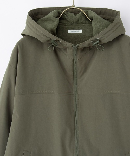 Honeys(ハニーズ)の「【非フッ素撥水加工】裏フリースフードブルゾン(ブルゾン・レディース・ベージュ/ネイビー/ブラック/カーキ・S/M/LL/L)」の15枚目の写真