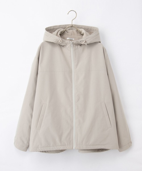 Honeys(ハニーズ)の「【非フッ素撥水加工】裏フリースフードブルゾン(ブルゾン・レディース・ベージュ/ネイビー/ブラック/カーキ・S/M/LL/L)」の16枚目の写真