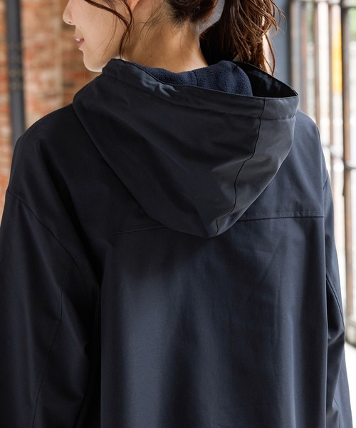 Honeys(ハニーズ)の「【非フッ素撥水加工】裏フリースフードブルゾン(ブルゾン・レディース・ベージュ/ネイビー/ブラック/カーキ・S/M/LL/L)」の21枚目の写真