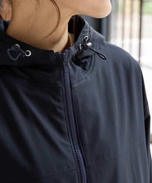 Honeys(ハニーズ)の「【非フッ素撥水加工】裏フリースフードブルゾン(ブルゾン・レディース・ベージュ/ネイビー/ブラック/カーキ・S/M/LL/L)」の22枚目の写真