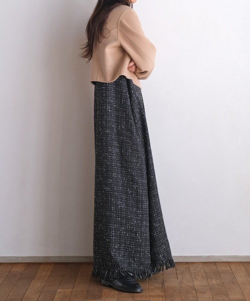 ノースリーブツイードワンピース（ワンピース）｜AKTE（アクテ）の