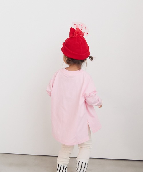 LOWRYS FARM(ローリーズファーム)の「USAベーシックTLS 591842(Tシャツ/カットソー・キッズ・ライトブルー/オフホワイト/ブラック/ピンク系その他/ゴールド系その他・120cm/140cm/130cm/110cm/150cm)」の10枚目の写真