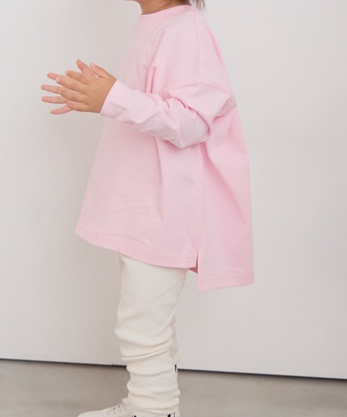 LOWRYS FARM(ローリーズファーム)の「USAベーシックTLS 591842(Tシャツ/カットソー・キッズ・ライトブルー/オフホワイト/ブラック/ピンク系その他/ゴールド系その他・120cm/140cm/130cm/110cm/150cm)」の11枚目の写真