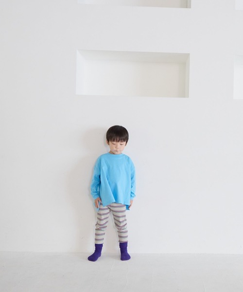 LOWRYS FARM(ローリーズファーム)の「USAベーシックTLS 591842(Tシャツ/カットソー・キッズ・ライトブルー/オフホワイト/ブラック/ピンク系その他/ゴールド系その他・120cm/140cm/130cm/110cm/150cm)」の17枚目の写真