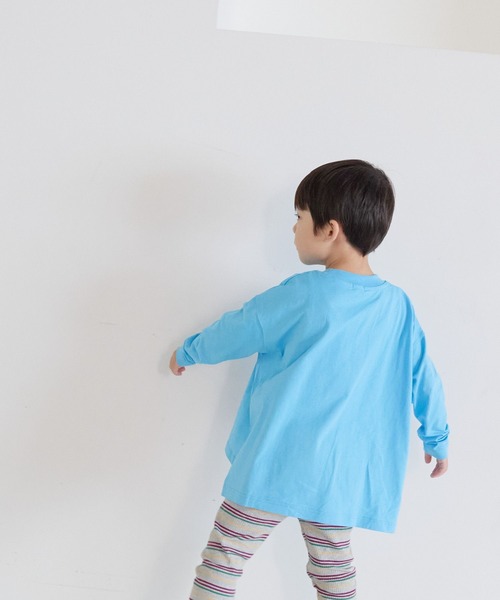 LOWRYS FARM(ローリーズファーム)の「USAベーシックTLS 591842(Tシャツ/カットソー・キッズ・ライトブルー/オフホワイト/ブラック/ピンク系その他/ゴールド系その他・120cm/140cm/130cm/110cm/150cm)」の20枚目の写真