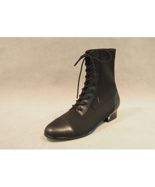 ニットレースアップショートブーツ（ブーツ）｜JILL STUART（ジル