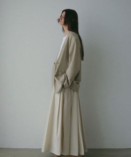 セール】サイロスパンノーカラーダブルブレストジャケット（ノーカラー