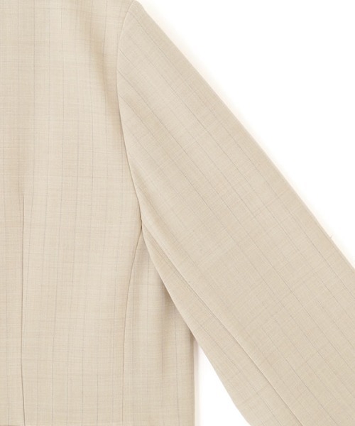 セール】サイロスパンノーカラーダブルブレストジャケット（ノーカラー