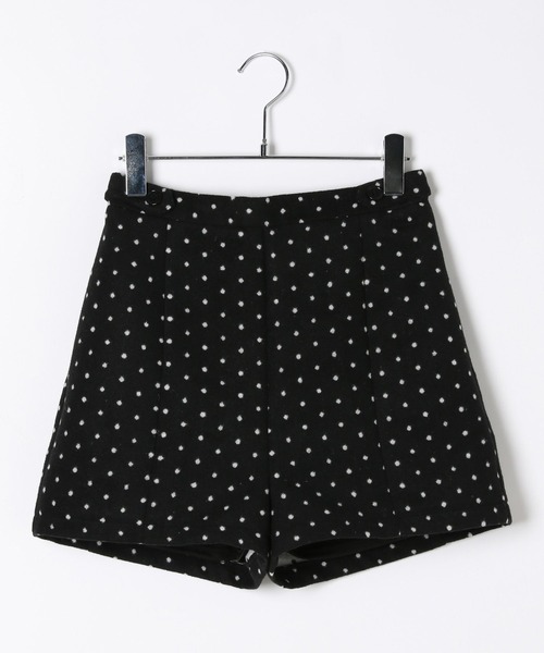 Heather（ヘザー）の「ハイウエストウールライクタイトショートパンツ　600531（その他パンツ・レディース・アイボリー/チャコールグレー/ブラウン/ブラック系その他/ブラック・M/S）」の6枚目の写真