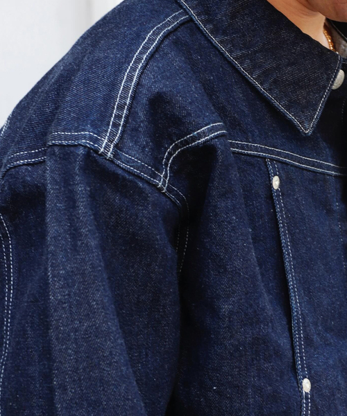 bal(バル)の「BAL / バル CARB POCKET DENIM JACKET(デニムジャケット・メンズ・ネイビー・2/3)」の3枚目の写真