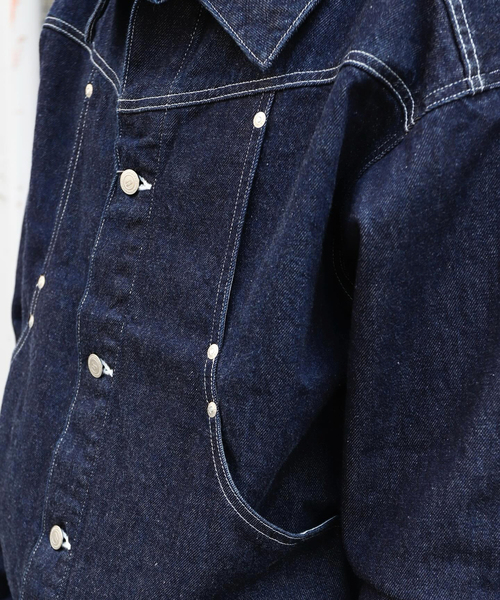 bal(バル)の「BAL / バル CARB POCKET DENIM JACKET(デニムジャケット・メンズ・ネイビー・2/3)」の4枚目の写真