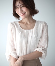 働く大人の夏涼トップス 腕見せしない