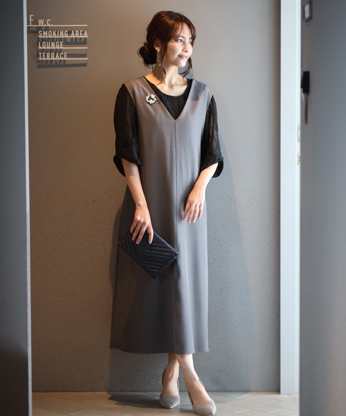 Ehre style(エーレスタイル)の「働く大人の夏涼トップス 腕見せしない(シャツ/ブラウス・レディース・ベージュ/ブルー/ブラック・FREE)」の10枚目の写真