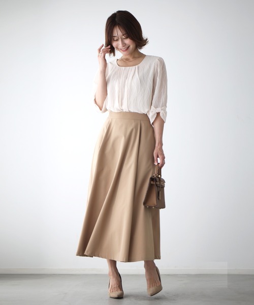 Ehre style(エーレスタイル)の「働く大人の夏涼トップス 腕見せしない(シャツ/ブラウス・レディース・ベージュ/ブルー/ブラック・FREE)」の11枚目の写真
