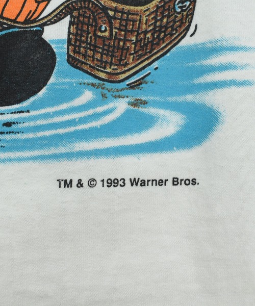 Looney Tunes(ルーニーテューンズ)の「【USED】90’s Velva Sheen “Looney Tunes/TAZ” キャラクター Tシャツ USA製(Tシャツ/カットソー・メンズ・ホワイト・LARGE)」の5枚目の写真