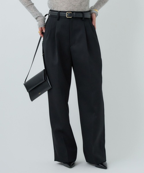 新品！Chaosカオス エシレブルゾン ジャケット 大草直子 ブラック リネン Chaos(カオス)/ ◇大草直子さん着用◇ チェルシートラウザー