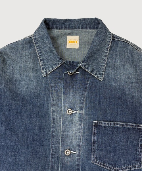 WHO'S WHO gallery（フーズフーギャラリー）の「KOOKYNカバーオールJKT（カバーオール・メンズ・ブルー/ブラック・FREE）」の4枚目の写真