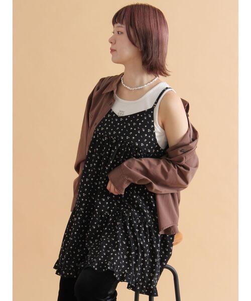 ehka sopo（エヘカソポ）の「ビッグシャツ（シャツ/ブラウス・レディース・ブラウン/チャコールグレー/ベージュ・F）」の9枚目の写真