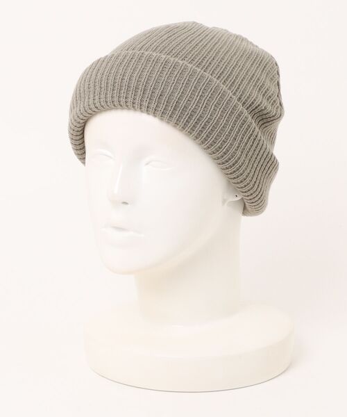 BACK NUMBER（バックナンバー）の「【BACK NUMBER】アクリルムジニットワッチ（ニットキャップ/ビーニー・メンズ・ブラック/ベージュ/カーキブラウン・フリー）」の2枚目の写真
