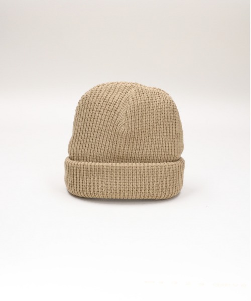BACK NUMBER（バックナンバー）の「【BACK NUMBER】アクリルムジニットワッチ（ニットキャップ/ビーニー・メンズ・ブラック/ベージュ/カーキブラウン・フリー）」の4枚目の写真