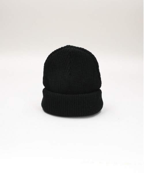 BACK NUMBER（バックナンバー）の「【BACK NUMBER】アクリルムジニットワッチ（ニットキャップ/ビーニー・メンズ・ブラック/ベージュ/カーキブラウン・フリー）」の6枚目の写真