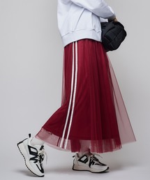 Narcissus（ナルシス）の「サイドラインチュールスカート/ロングスカート/スポーティー（スカート）」