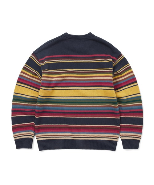 thisisneverthat(ディスイズネバーザット)の「Multi Striped Sweater(ニット/セーター・メンズ・ブラック×ホワイト/ネイビー・M/XL/L/S)」の7枚目の写真