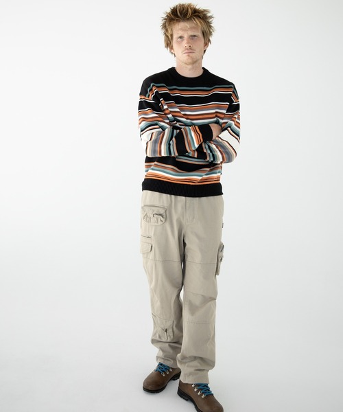 thisisneverthat(ディスイズネバーザット)の「Multi Striped Sweater(ニット/セーター・メンズ・ブラック×ホワイト/ネイビー・M/XL/L/S)」の5枚目の写真