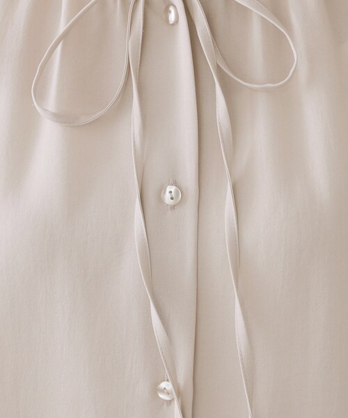 OPAQUE.CLIP（オペークドットクリップ）の「フリルカラーブラウス【洗濯機OK】（シャツ/ブラウス・レディース・ナチュラル/ブラウン系その他/パープル・38/40/42）」の11枚目の写真