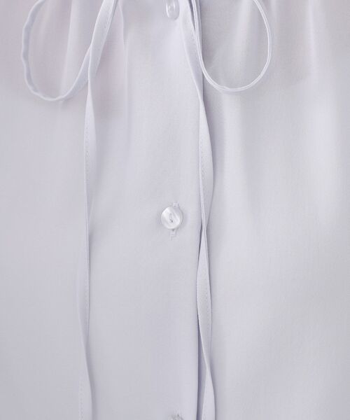 OPAQUE.CLIP（オペークドットクリップ）の「フリルカラーブラウス【洗濯機OK】（シャツ/ブラウス・レディース・ナチュラル/ブラウン系その他/パープル・38/40/42）」の15枚目の写真