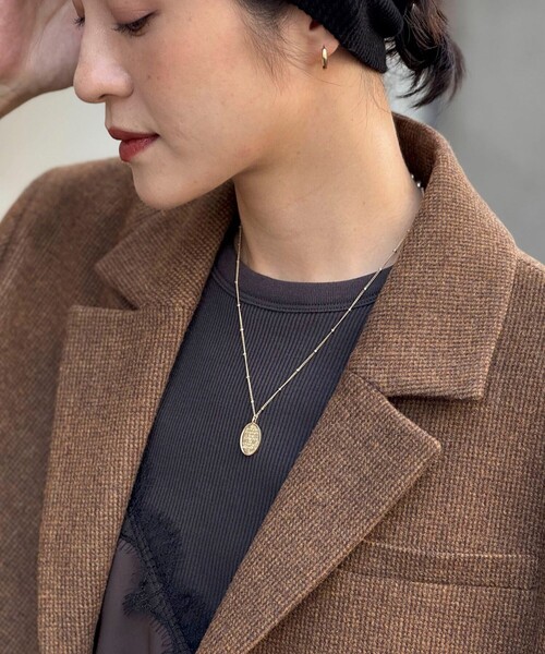 grace grace （グラスグラス）の「【grace grace/グラスグラス】レオーネコインネックレス（ネックレス・レディース・ゴールド・FREE）」の4枚目の写真