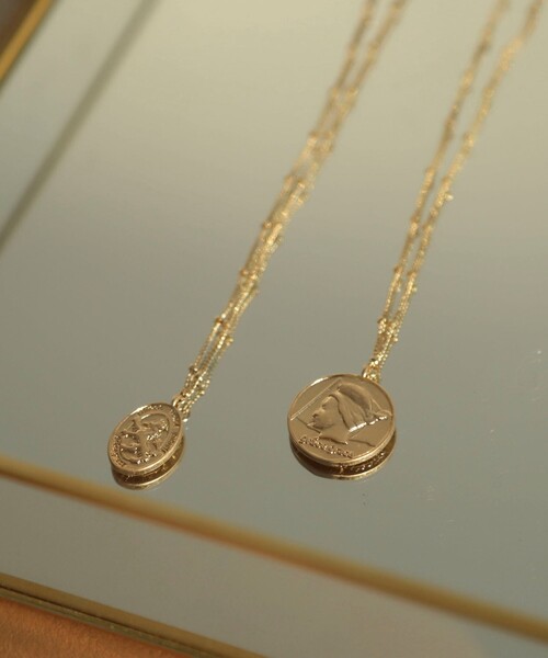 grace grace （グラスグラス）の「【grace grace/グラスグラス】レオーネコインネックレス（ネックレス・レディース・ゴールド・FREE）」の5枚目の写真