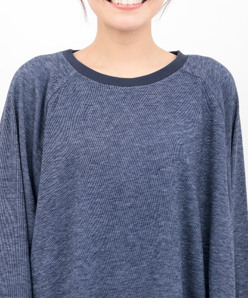 チチカカ(チチカカ)の「起毛サカリバドルマンプルオーバー(Tシャツ/カットソー・レディース・ネイビー/ベージュ/チャコールグレー・FREE)」の13枚目の写真