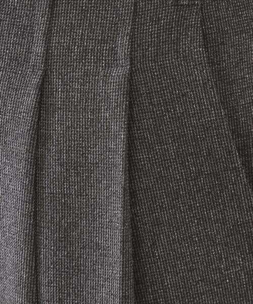 OPAQUE.CLIP（オペークドットクリップ）の「ストレッチタックワイドパンツ/セットアップ対応可【洗濯機OK】（その他パンツ・レディース・チャコール/ベージュ系その他6・36/38/40/42）」の6枚目の写真