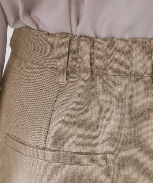 OPAQUE.CLIP（オペークドットクリップ）の「ストレッチタックワイドパンツ/セットアップ対応可【洗濯機OK】（その他パンツ・レディース・チャコール/ベージュ系その他6・36/38/40/42）」の14枚目の写真